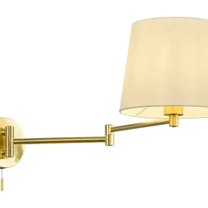 Lågt pris Trio Lighting Lyon vägglampa E27 mattmässing Matt mässing - Belysning