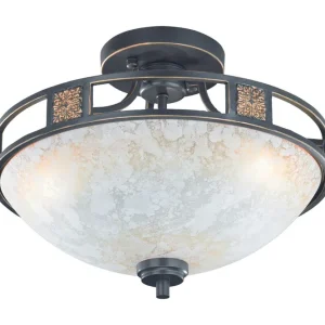 Trio Lighting Quinta Plafond 3L E27 rustik Rustik - Belysning Endast denna vecka