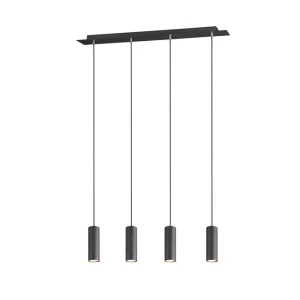 Nyhet Trio Lighting Marley Taklampa 4L GU10 mattsvart Matt svart - Belysning