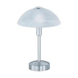 Trio Lighting Donna LED bordslampa borstad stål Borstad stål/Vit - Belysning Beställ nu