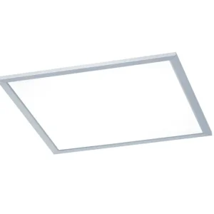 Trio Lighting Phoenix LED Plafond 45X45cm borstad stål Borstad stål/Vit - Belysning Köp nu