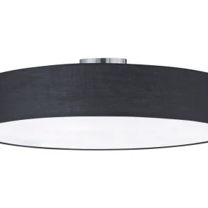 Erbjudandepris Trio Lighting Hotel Plafond 65cm 5L E27 svart Svart - Belysning