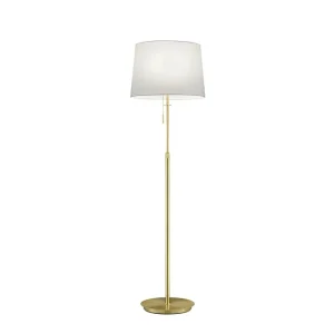 Säker betalning Trio Lighting Lyon Golvlampa 3L E27 mattmässing Matt mässing - Belysning