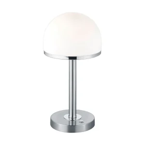 Trio Lighting Berlin LED bordslampa borstad stål Vit - Belysning Fynd
