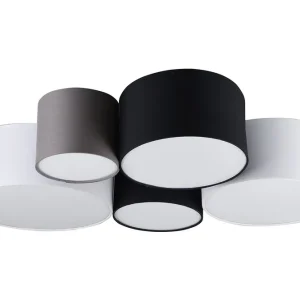 Trio Lighting Hotel Plafond 5L E27 flerfärgad Flerfärgad - Belysning Fynd