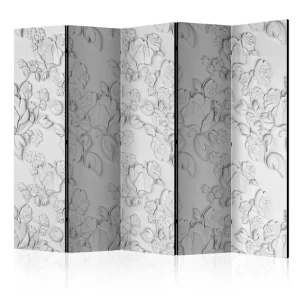 Bästa pris Rumsavdelare - White ornament: roses II 225x172 - Inredning & dekor