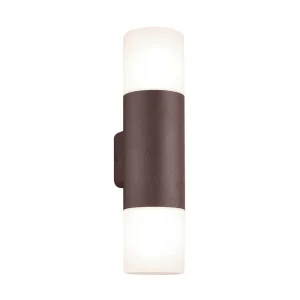 Köp online Trio Lighting Hoosic Vägglampa 2L 2xE27 rustik Rustik - Belysning