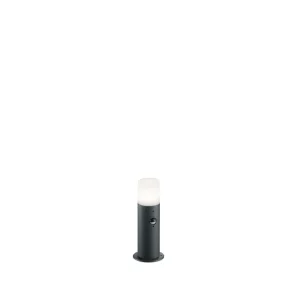 Trio Lighting Hoosic Pollare 30 cm E27 rörelsessensor antracit Antracit - Belysning Erbjudandepris