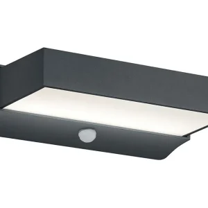 Sänkt pris Trio Lighting Cuando LED Vägglampa rörelsessensor antracit Antracit - Belysning