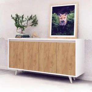 Begränsad tid Mod Design Skänk Trä/Vit - Förvaring