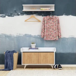 Mod Design Hallförvaring Trä/Vit - Möbler risnedsättning