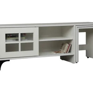 Billigare Comfortale Tv-bänk 150 cm Vit - Möbler