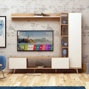 Mod Design Mediaförvaring Trä/Vit - Möbler Endast denna vecka