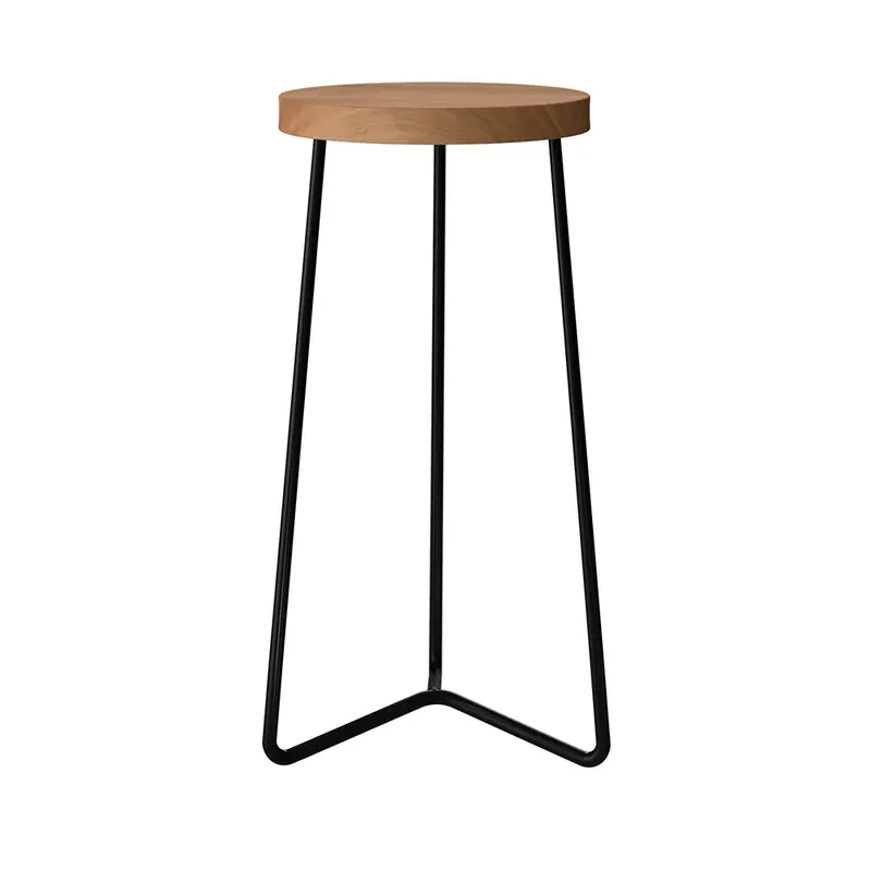 V1 pall 63 teak / svart Begränsat antal