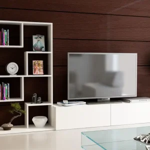 Billig Decorotika Tv-bänk Vit - Möbler