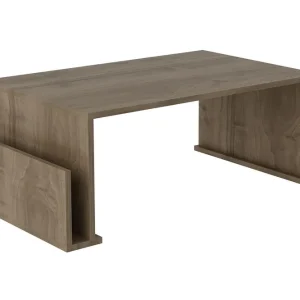 Billigare Elegancia Soffbord 95 cm med Tidningsförvaring Valnötsbrun - Möbler