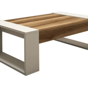 Trygg betalning Hommaz Soffbord 102 cm Valnötsbrun/Krämvit - Möbler