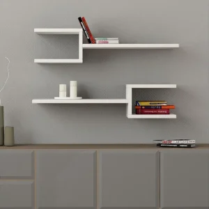 Decorta Vägghylla Vit - Förvaring Trygg betalning