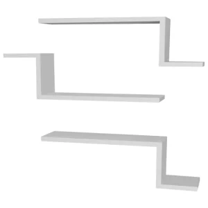 Furny Home Vägghylla 58 cm Vit - Förvaring Trygg betalning