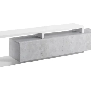 Endast denna vecka Wesley TV-bänk 219 cm Vit/Trä - Möbler