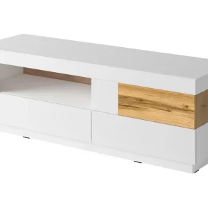 Begränsad tid Tomeka TV-bänk 160 cm Vit/Trä - Möbler
