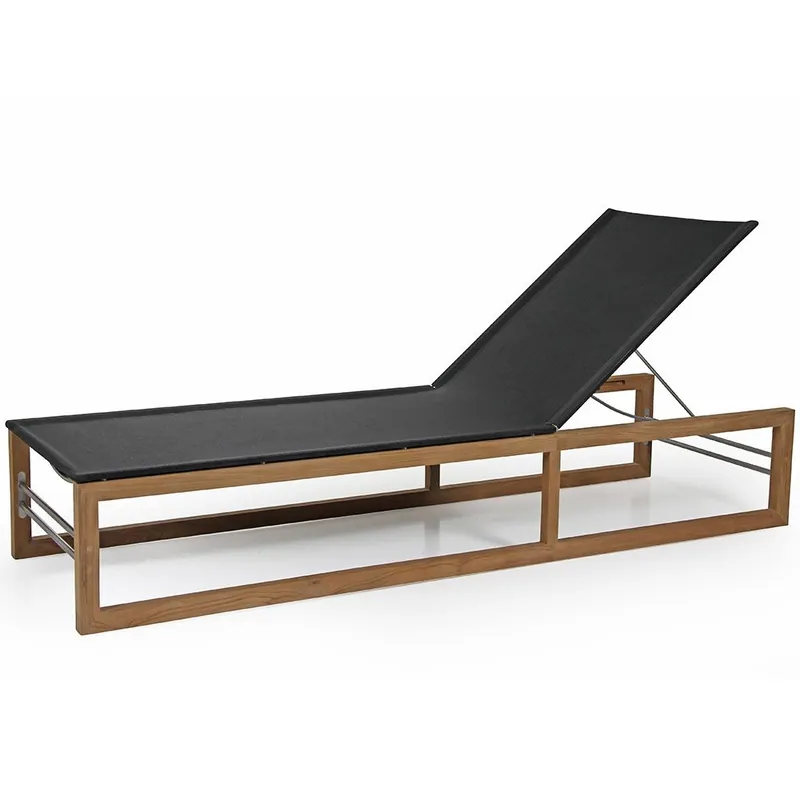 Trygg betalning Vevi vilsäng teak/svart