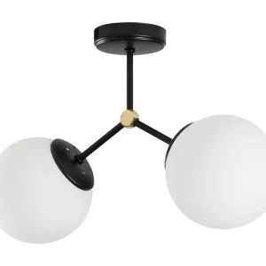 Outlet Taklampa Damar Svart/Vit Opviq - Belysning