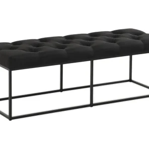 Beställ idag Ella Sittbänk 120cm Djuphäftad Svart - Möbler