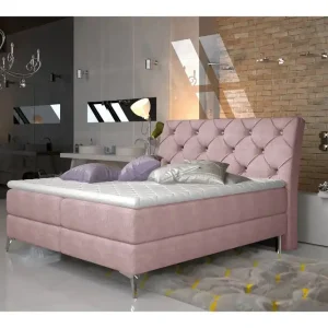 Billigare Comine Ramsäng 160x200 cm Rosa - Möbler
