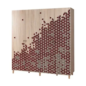 Rabatt Brokind Garderob 180 cm Brun - Förvaring