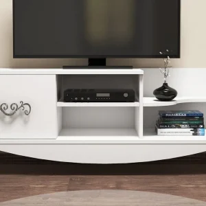 Beställ nu Hovdane TV-Bänk 130 cm Vit - Möbler