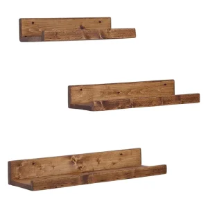 Pukkuri Vägghylla 60 cm Brun - Förvaring Sänkt pris
