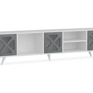 Sänkt pris Kallboda TV-Bänk 180 cm Vit/Grå - Möbler