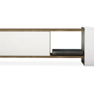 Gersby TV-Bänk 120 cm Brun/Vit - Möbler Kampanj