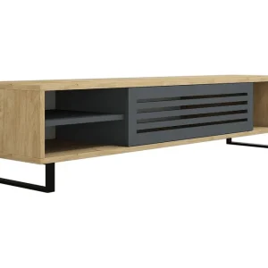 Gersby TV-Bänk 160 cm Brun/Grå - Möbler Populärt val