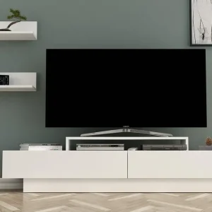 Hejde TV-Möbelset 180 cm Vit - Möbler Köp nu