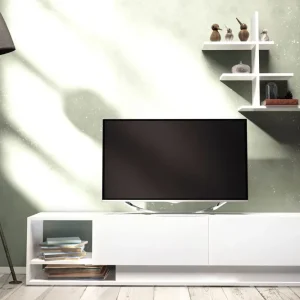 Hejde TV-Möbelset 180 cm Vit - Möbler risnedsättning