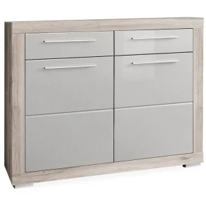 Luovaure Skoskåp 119 cm Brun/Vit - Förvaring Kampanj
