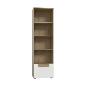 Eochar Hylla 55 cm Brun/Vit - Förvaring risnedsättning