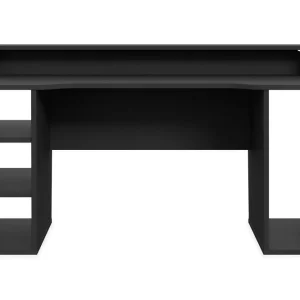 Beställ idag Bays Gaming Skrivbord 160 cm med Förvaring 2 Hyllor Svart - Möbler