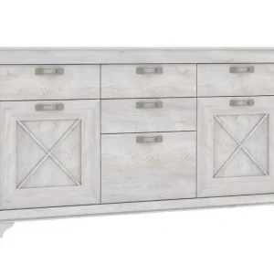 Hurlston Highboard 178 cm Vit - Förvaring Köp online