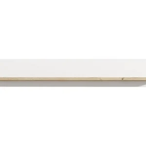 Crumpton vägghylla 160 cm Vit/Brun - Förvaring Sänkt pris