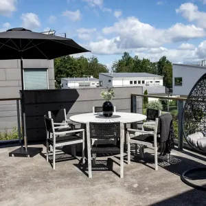 Venture Home Leeds Parasoll 300 cm Svart Venture Home - Utemöbler & utemiljö Billig