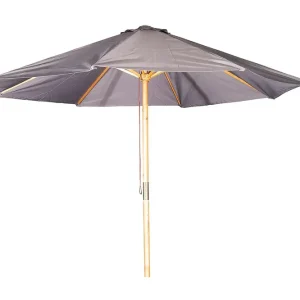 Beställ idag Venture Home Naxos Parasoll Rund Ø300 cm Svart/Natur Venture Home - Utemöbler & utemiljö