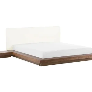 Dubbelsäng Briesha med Sidobord 160x200 Brun - Möbler Beställ idag