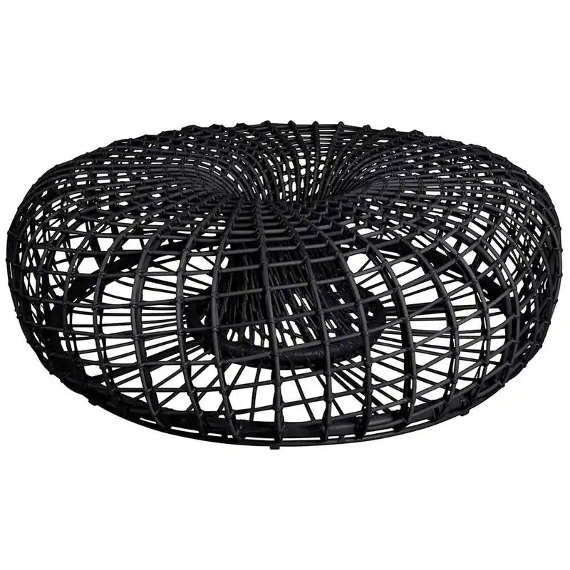 Begränsat erbjudande Nest Fotpall/Soffbord Stor Svart