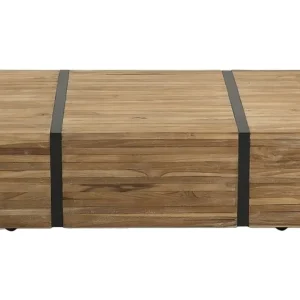 Begränsad tid Amlin Soffbord 110 cm på Hjul Brun/Svart - Möbler