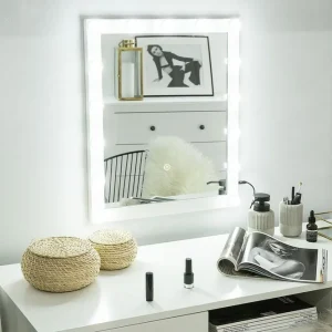 Beställ idag Saven Spegel LED 50x60 cm Transparent - Inredning