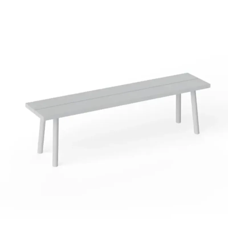 Billig Fred's bench utomhusbänk light grey