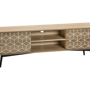 Snabb leverans Dariana TV-Bänk 160 cm Trä/Natur - Möbler